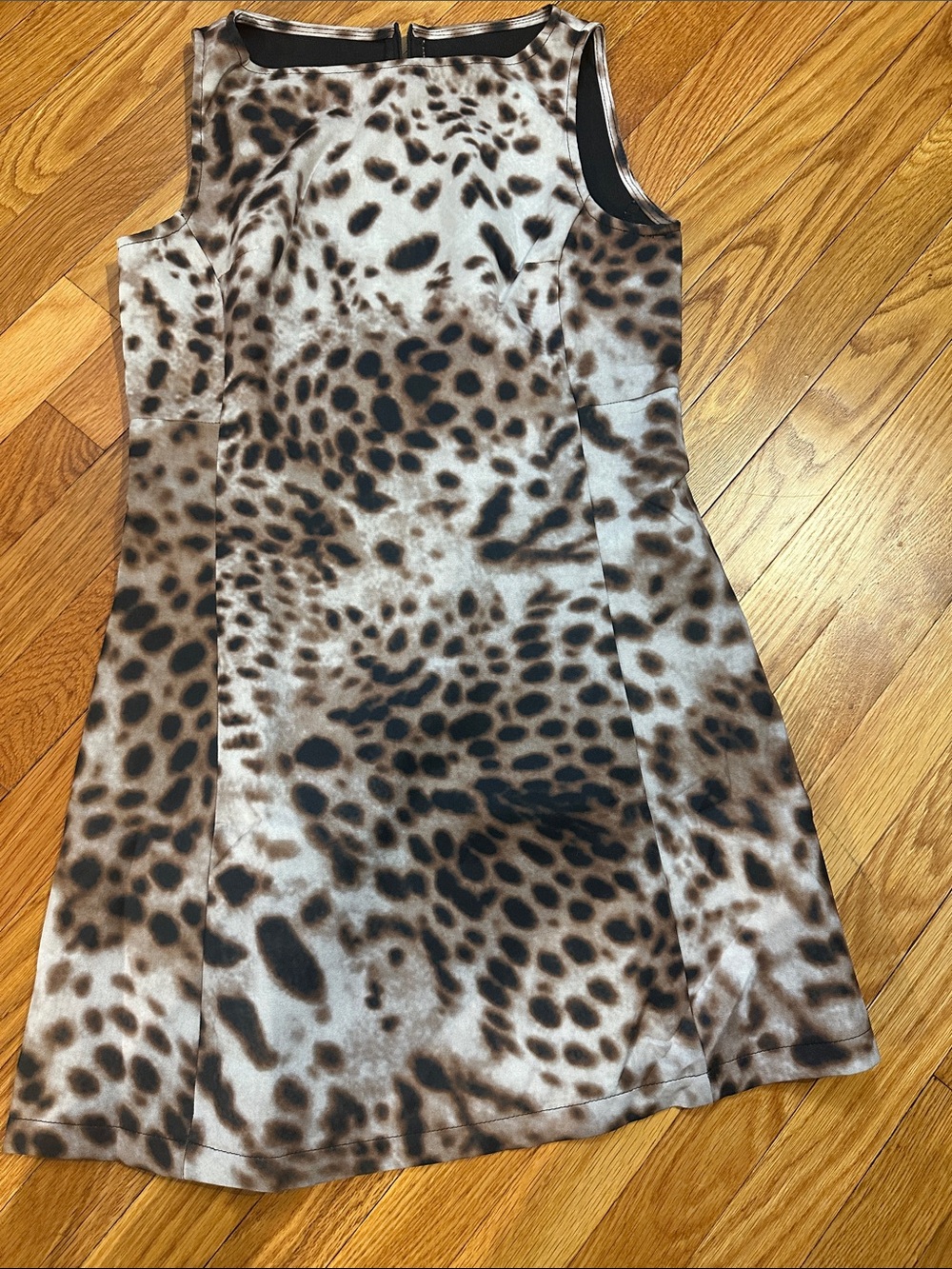 Animal print dress in a size small.